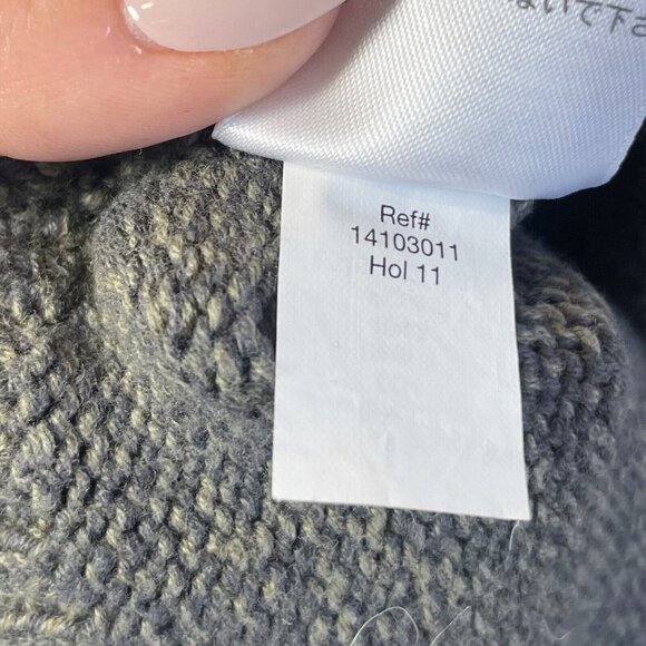 Eddie Bauer Mens 1/4 Zip Long Sleeve Pullover Sweater Gray Size XL Cable Knit - Picture 7 of 9
